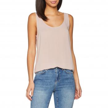 Object Objbay S/l Top Noos, Camiseta sin Mangas para Mujer, Rosa Adobe Rose, 40