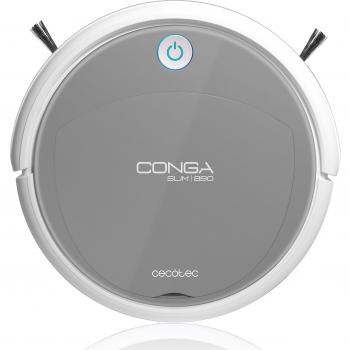 Cecotec Robot Aspirador Conga serie 890. 1000 Pa, 2 en 1 Barre y Aspira, Programable, Bater’a 10,8V, dos Cepillos Laterales, Deposito 300ml, Tecnolog’a OnlySIlence.