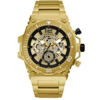 Reloj Guess Exposure GW0324G2 de hombre con correa dorada y caja de acero inoxidable