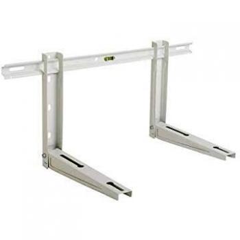 Soporte para Climatizador Exterior Fischer KLIMA KLIK 465 con Barra Horizontal, Dimensiones 820x400x465 mm, Incluye Sistema de Fijación y Pies Antivibrantes