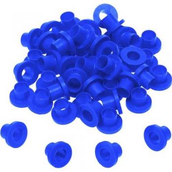 Danmar 100 Pack Blue Nylon Tension Rod Washers