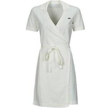 Vestido de mujer Lacoste de manga corta en piqué elástico