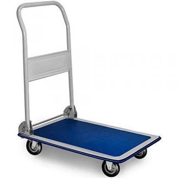 T-LoVendo 32.2 Carretilla de plataforma manual plegable carro de mano hasta 150kg