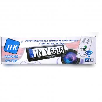 NK Porta MATRÍCULA+ CAM+SENSORES+WiFi+ App ANDR & iOS