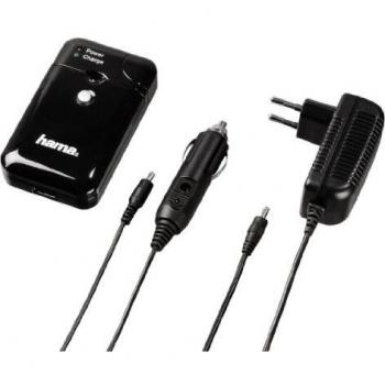 Cargador Universal Hama Delta Multi para Baterías Li-Ion y AA/AAA con USB, Color Negro