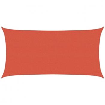 Toldo de vela HDPE 160 g/m² 3x6 m Color Antracita, Beige, Crema y Terracota Naranja