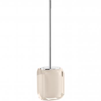 Gedy Chanelle Escobillero, Resina, Beige, 8.6 X 10.6 X 45.7