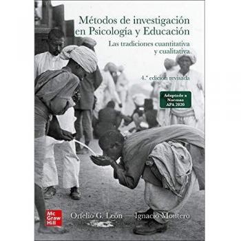 Metodos de investigacion Psicologia y Educacion: Las tradiciones cuantitativa y cualitativa