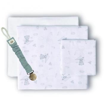 Interbaby Tríptico Cuna Avión Papel + Chupetero