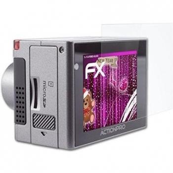 atFoliX Lámina Protectora de plástico Cristal Compatible con Actionpro X7 Edition 2015 Película Vidrio, 9H Hybrid-Glass FX Protector Pantalla Vidrio Templado de plástico