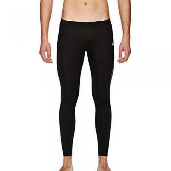 ARENA M Run Long g Mallas, Hombre, Negro