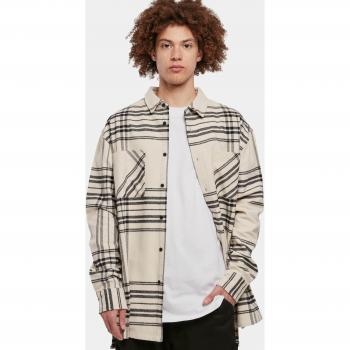 Urban Classics Men's Checked Mountain Shirt - Softseagrass/Bottlegreen, 100% Cotton