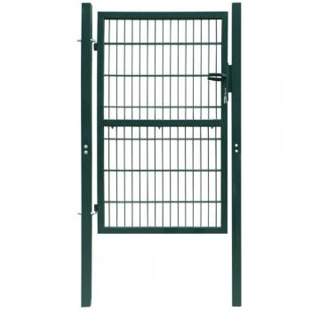 vidaXL 2D Fence Gate (Single) Green 106 x 170 cm