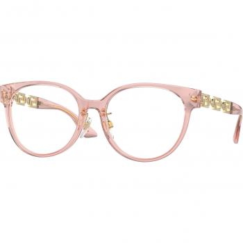 Versace VE3302D Asian Fit 5322 Women's Eyeglasses Pink Size 54 (Frame Only) - Blue Light Block Available