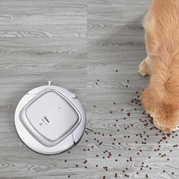 Midea Aspirador de Robot Inteligente con autocarga, 1000PA de succión, Control Remoto con multimodo, Sistema de navegación M-Slam