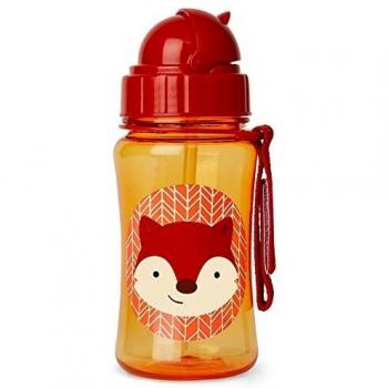 Skip Hop - Botella con bombilla, Ferguson Fox, 150 ml