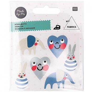 Parche termoadhesivo para niños - Niño pequeño - 6 piezas - Ideal para personalizar - Fácil de usar - Decoración textil