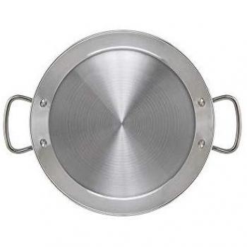 Paellera Inducción Acero Inoxidable 32 cm para 5 Raciones
