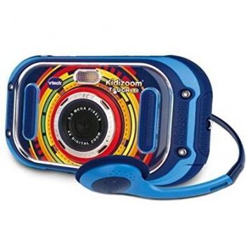 Cámara digital infantil VTech Kidizoom Touch 5.0, características: pantalla táctil de 2.4 pulgadas, resolución de 5 MP, grabación de video en calidad VGA, efectos especiales y filtros divertidos, almacenamiento interno