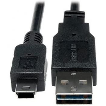 Tripp Lite UR030-001 USB Cable 0.3 m USB A Mini-USB B Black