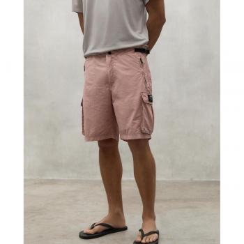 Pantalones Cortos Sostenibles para Hombre ECOALF Aliste Rosa - Nylon Reciclado, Cierre de Botón y Cremallera