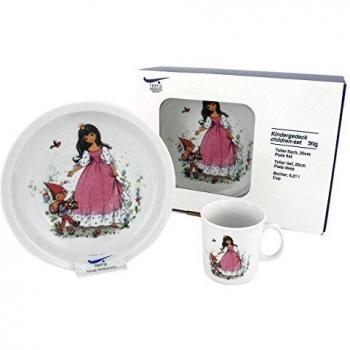 TRIPTIS Vajilla Infantil (3 Piezas), Porcelana, Blanco