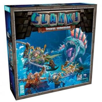 Clank! Tesoros Sumergidos - Juego de mesa de estrategia y aventura, para 2 a 4 jugadores, con una duración aproximada de 30-60 minutos, incluye componentes como tableros modulares, cartas de tes
