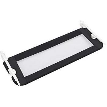 Barandilla de seguridad cama de niño poliéster gris 102x42 cm