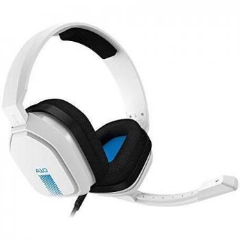 ASTRO Gaming A10 Auriculares alámbricos, ligeros y resistentes, ASTRO Audio, clavija de 3.5mm, para Xbox Series X y S, Xbox One, PS5, PS4, Nintendo Switch, PC, Mac, móvil - Blanco/Azul