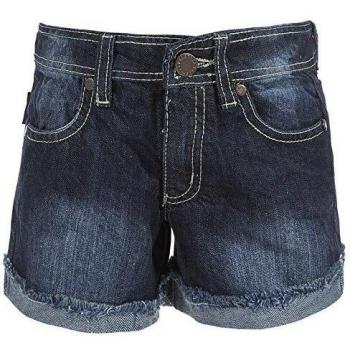 Trespass Girls Catherine Denim Frayed Folded Style Jean Shorts