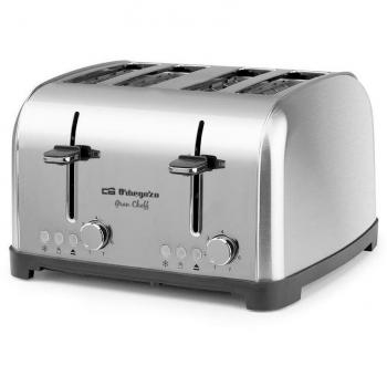 Tostador Orbegozo TO8050 Inoxidable para 4 Rebanadas 1700W