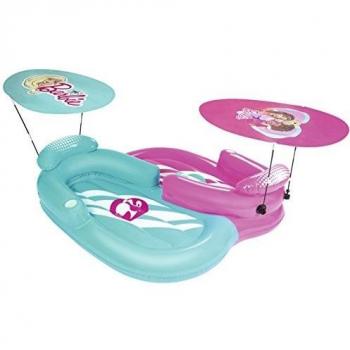 Set de Dos Colchonetas Barbie con Diseño de Parasol para Disfrutar en Pareja