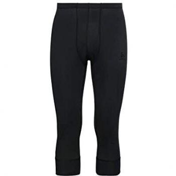 Odlo Men's Active Warm Eco 3/4 Base Layer Tights - Black - Size S