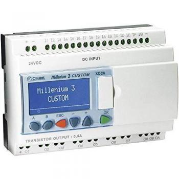Crouzet Módulo de Control PLC Millenium 3 Smart XD26 S, 24 V DC, 16 Entradas Digitales, 10 Salidas Estado Sólido