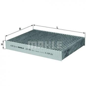Mahle Siervo Lak 686 filtro, Interior de aire