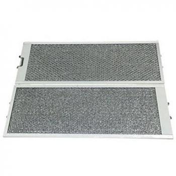 Juego de 2 filtros metálicos antigrasa originales Bosch 530 x 205 mm para campana extractora Ref: 00460007