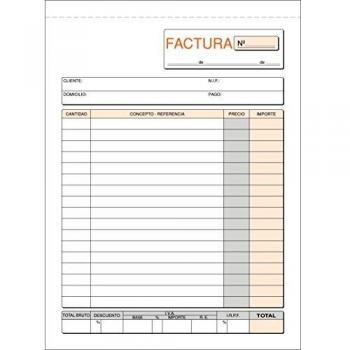 Talonario PRAXTON Facturas Con IVA 4º Triplicado, Pack x5