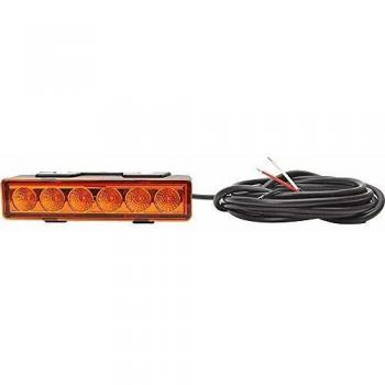 Luz de advertencia estroboscópica LED naranja 12/24V modelo W117