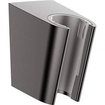 Soporte de pared para ducha Porter S, cromo negro cepillado (28331340) - Hansgrohe