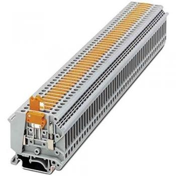 Phoenix Contact UK 5 MTK-P/P Disconnect Terminal Block, 16A, 2 Poles, Wire Range 0.2 mm² - 4 mm², Gray, Pack of 50