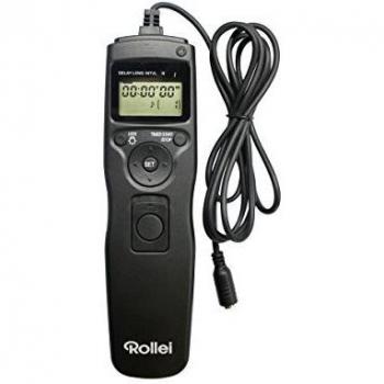 Rollei Cable de Liberación Remota Sony - LCD retroiluminado de fácil lectura y fácil de usar - Negro