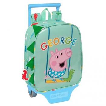 Mochila con Carro Safta George 805 - Licencia Oficial, Diseño Ergonómico, Amplio Espacio y Bolsillos Multifuncionales, Ideal para Niños de Diferentes Edades, Cómoda y Versátil, Calidad