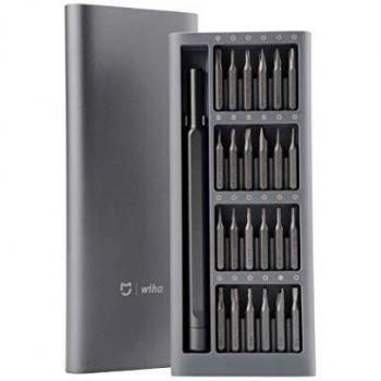 Juego de Destornilladores, Mijia Wiha 24 en 1 S2 Acero Destornilladores Precisión, destornilladores pequeños para iPhone/Smartphone/iPad/PC/Xbox/Gafas/Otros electrónicos