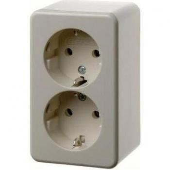 JUNG 6020 KIA Wall-Mounted Socket Outlet with IP20 Protection