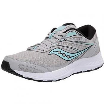 Saucony Cohesion 13 Grey/Dark Brown, Zapatillas de Atletismo para Mujer