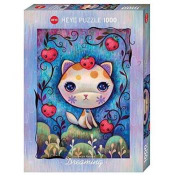 Heye Dreaming Puzzle 1000 Pieces - Strawberry Kitty
