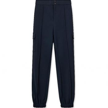 MOS MOSH Women's Tapered Cargo Pants MMANTINA Navy Blue Size M