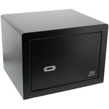 BURG-WÄCHTER Caja fuerte móvil con llave, Point Safe, 20,5 l, 14,5 kg, P 2 S, Negro