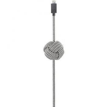 Native Union  - Cable de carga/sincronización  night cable lightning a usb cebra 3 metros