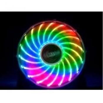 Akasa Vegas X7 120mm Ultra Quiet RGB LED Fan with Motherboard Control, Anti-Vibration, Fluid-Dynamic Bearing and Aura Sync Compatibility